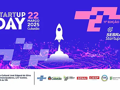 Cidade realiza o 'Startup Day Cubatão' em 22 de março; inscrições estão abertas