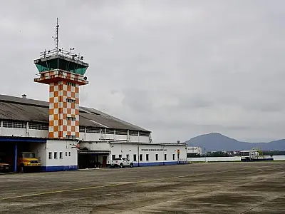 Guarujá entrega obras da 1ª fase do Aeroporto e inicia construção do terminal de passageiros