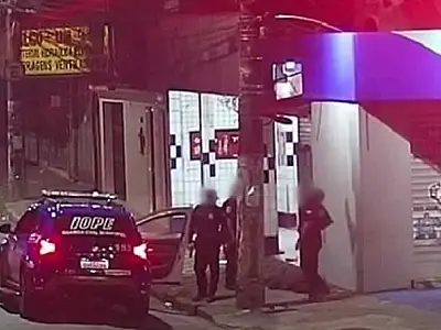 Câmeras de segurança flagram furto de fios e GCM São Vicente detém indivíduo em menos de 5 minutos