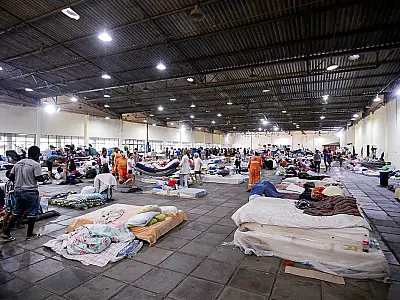 Abrigados no Rio Grande do Sul serão imunizados contra a gripe