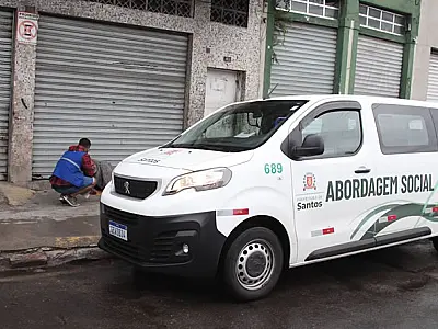 Com o aumento do frio, Santos amplia ações de assistência social