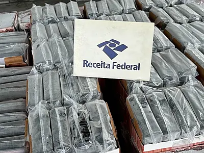 Receita Federal apreende 605 kg de cocaína no Porto de Santos