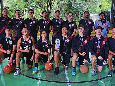 Equipe de São Vicente é campeã sul-americana de basquete sub-17