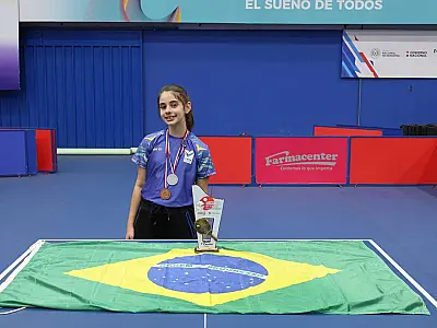 Prodígio do Tênis de Mesa de Bertioga brilha internacionalmente com duas medalhas conquistadas