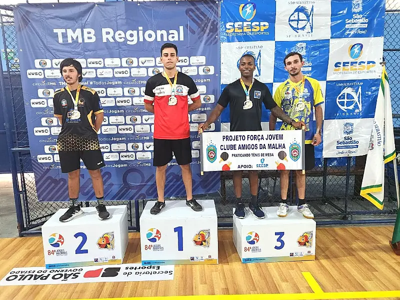 Tênis de Mesa brilha na 1ª Etapa do TMB Regional em São Sebastião