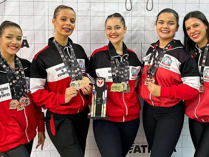 Ginástica Rítmica de Praia Grande/SP é vice-campeã na Copa Maria da Conceição Costa, em Atibaia