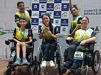 Guarujá conquista três medalhas na Bocha Paraolímpica