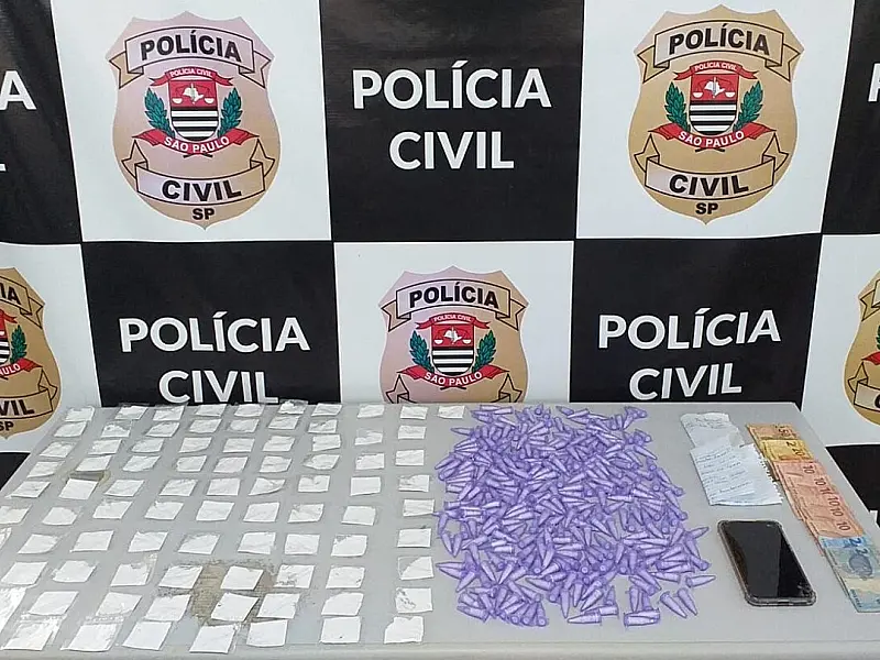 Após investigação, Polícia Civil prende homem suspeito de tráfico de drogas