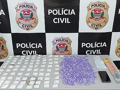 Após investigação, Polícia Civil prende homem suspeito de tráfico de drogas