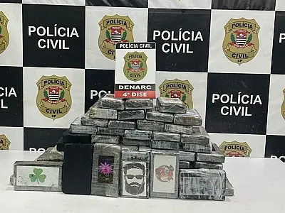 Homens são presos com mais de 60 quilos de cocaína na Cidade Náutica, em São Vicente