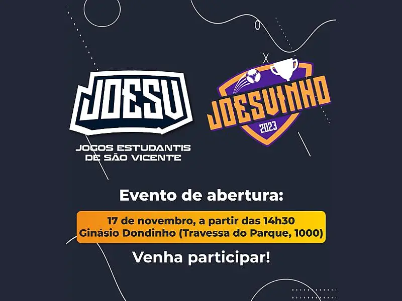Com badminton, queimada e rouba bandeira, Jogos Estudantis de São Vicente têm início hoje