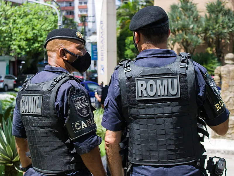 Guarda Civil Municipal de SV frustra assalto na orla e recupera celulares de vítimas