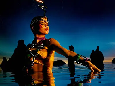 Isadora Ribeiro lembra saída da água com raio na testa na abertura do Fantástico