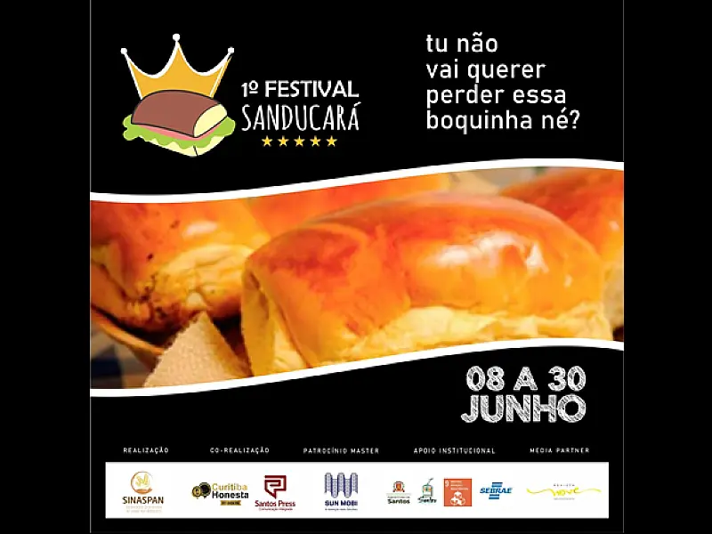 Lançamento do Festival Sanducará acontece nesta quinta-feira no Centro Português de Santos