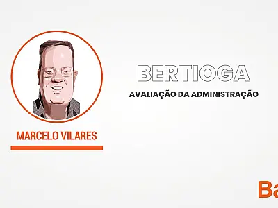 Curva de tendência da aprovação versus reprovação do prefeito Marcelo Vilares, de Bertioga