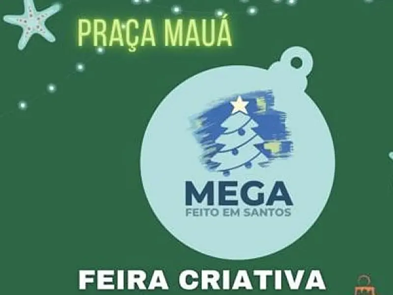 Empreendedores podem participar de feira do Natal Criativo de Santos