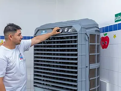Praia Grande/SP inicia projeto piloto de climatização em escolas municipais