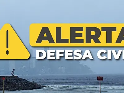 Defesa Civil alerta para tempestades entre domingo (21) e segunda-feira (22)