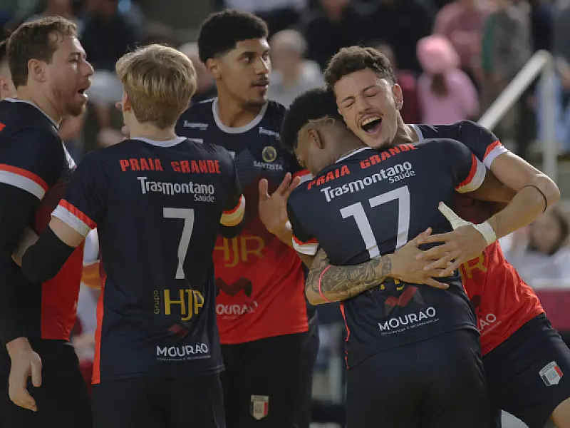 Time Praia Grande de vôlei vence na despedida do Campeonato Paulista