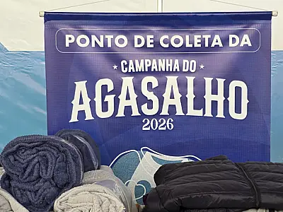 Com as temperaturas em queda em diversas regiões do estado, Campanha do Agasalho 2026 reforça mobilização por doações
