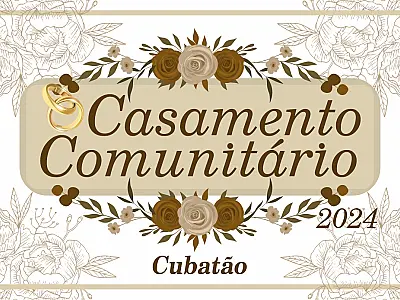 Informação: Cubatão abre inscrições para nova edição de Casamento Comunitário