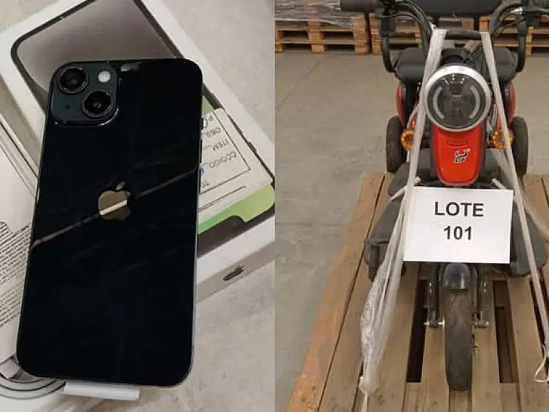 Leilão de março da Receita Federal em São Paulo tem smartphones, notebooks e scooters elétricas