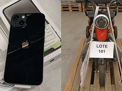 Leilão de março da Receita Federal em São Paulo tem smartphones, notebooks e scooters elétricas