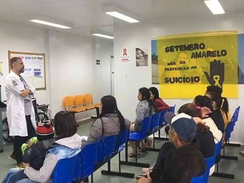 Cidade do Guarujá reforça orientação nas unidades de saúde da região