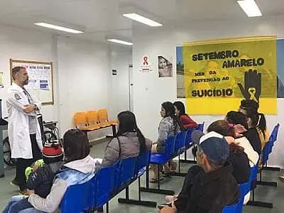 Cidade do Guarujá reforça orientação nas unidades de saúde da região