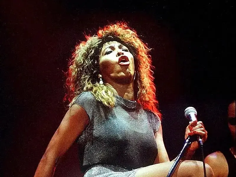 Como Tina Turner eternizou sua imagem poderosa em fotos batendo o cabelo