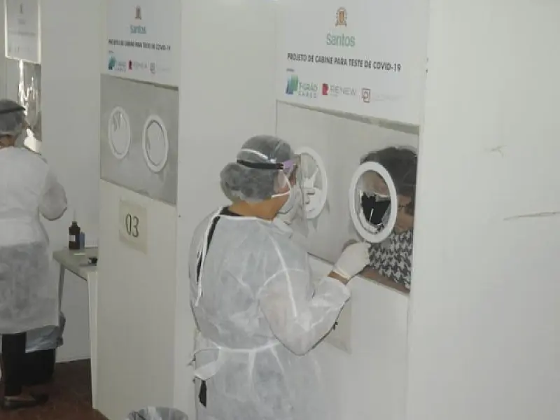 Santos amplia testagem de covid-19 para todos os públicos a partir desta segunda-feira