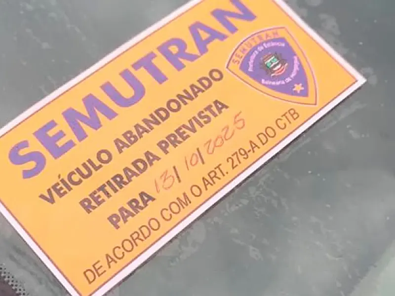 Em Mongaguá, veículos abandonados serão retirados das ruas