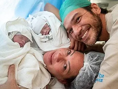 Nascem os gêmeos de Fabiula Nascimento e Emilio Dantas