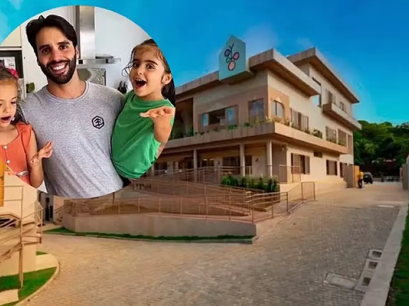 Marido de Ivete Sangalo cria escola pra filhas estudarem em meio à natureza