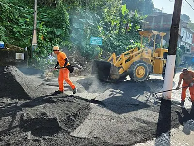 Com reforço na cobertura, Tapa Buraco em Santos já atendeu mais de 3.400 endereços neste ano