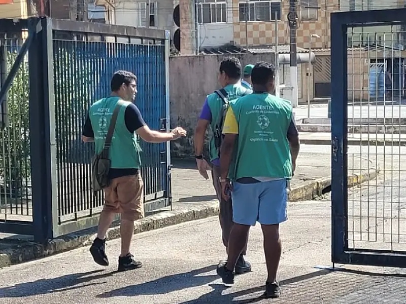 Mutirão contra o Aedes elimina 89 focos com larvas no Marapé, em Santos