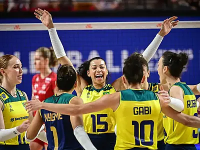 Brasil vira sobre Polônia e vai às quartas da Liga das Nações Feminina