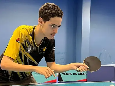 Mesatenista paralímpico do Time PG chegou às quartas de final do Brazil Open Paralympic