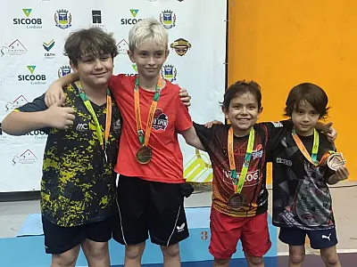 Prodígio do tênis de mesa de Bertioga fatura mais uma medalha em competição