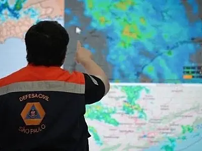 Defesa Civil estadual alerta para chuva e ventos fortes e ativa Gabinete de Crise em SP