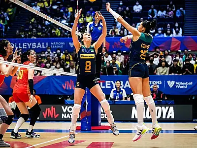 Brasil tropeça diante da China na estreia da Liga das Nações Feminina