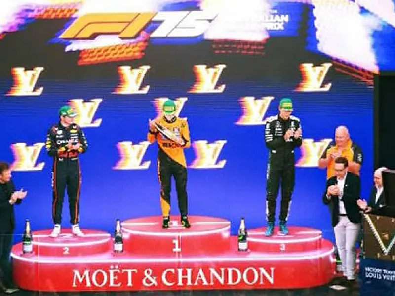 Moët & Chandon volta ao pódio no Fórmula 1 Louis Vuitton Australian Grand Prix 2025
