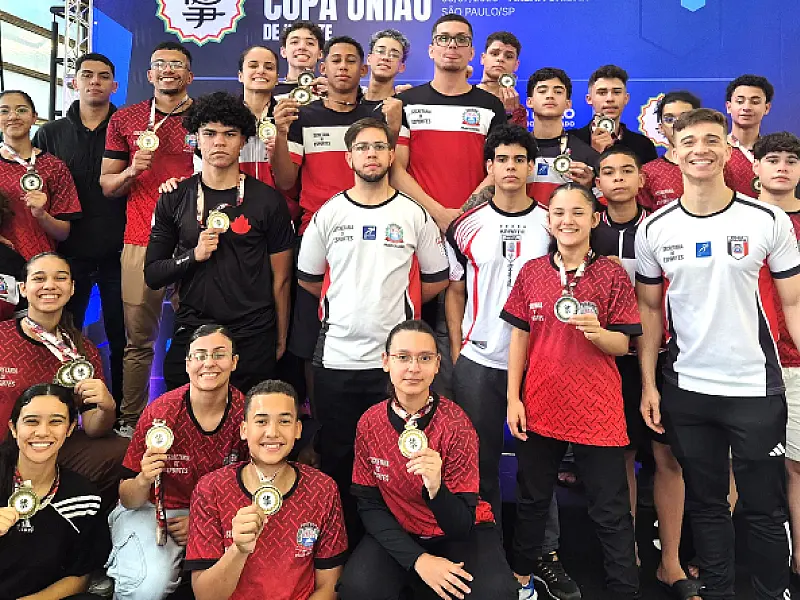 Time PG/SP de caratê brilhou nas disputas na Copa União
