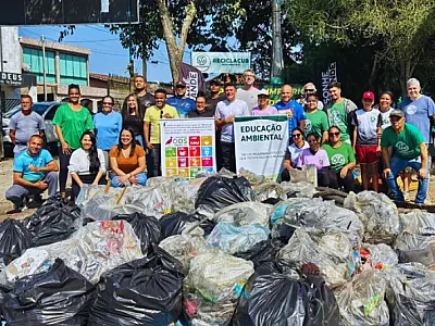 Mutirão de limpeza de manguezais recolhe cerca de 4 toneladas de resíduos em Cubatão