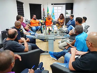 Mongaguá se reúne com Estado e forma gabinete para ações contra as fortes chuvas