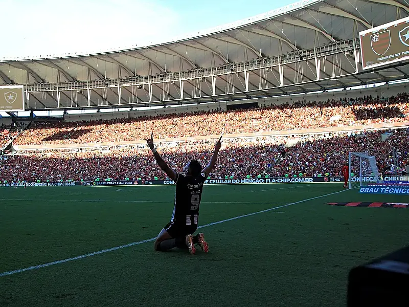 Com dois de Tiquinho, Botafogo vence e reassume a ponta do Brasileiro