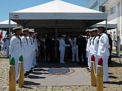 Santos reforça parcerias com a Capitania dos Portos na troca de comando do órgão da Marinha