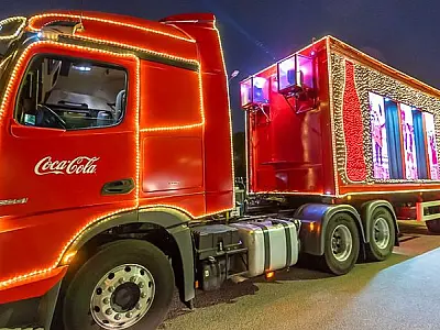 Cubatão recebe "Caravana de Natal da Coca-Cola", nesta terça-feira
