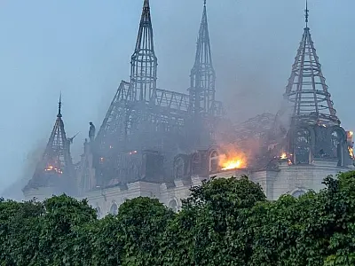 'Castelo do Harry Potter' é destruído após ataque russo no porto de Odessa