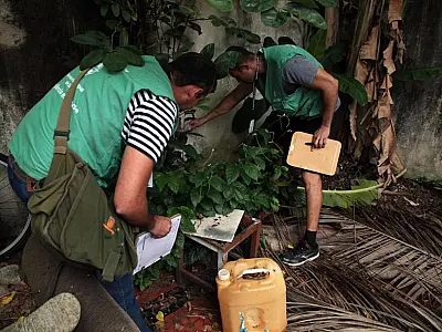 Mutirão contra o Aedes vai ao bairro Castelo, em Santos, nesta quarta-feira